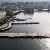 La croissance annualisée hors grands rendez-vous sportifs a, elle, été divisée par trois par rapport au trimestre précédent à 0,5%. (KEYSTONE/Christian Beutler)